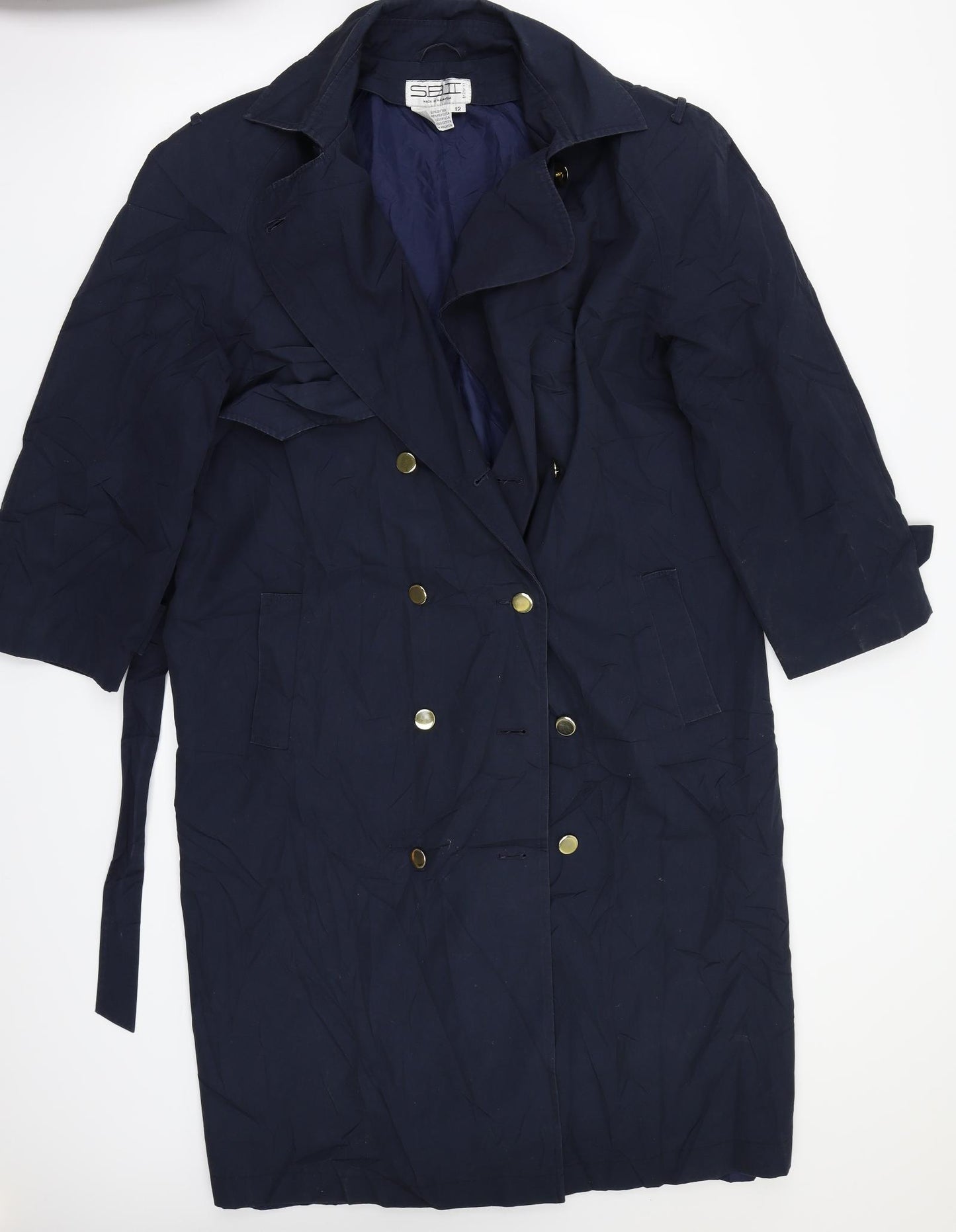 SBI Womens Blue   Jacket Coat Size 12