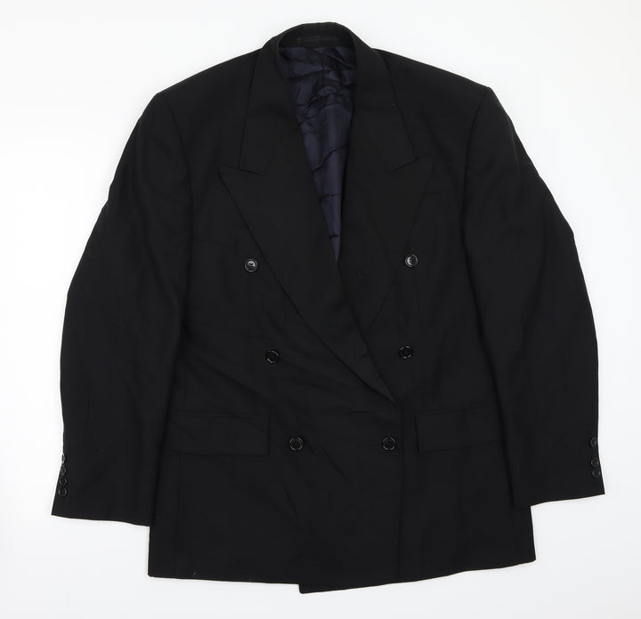 NEXT Mens Black Jacket Suit Jacket Size 40