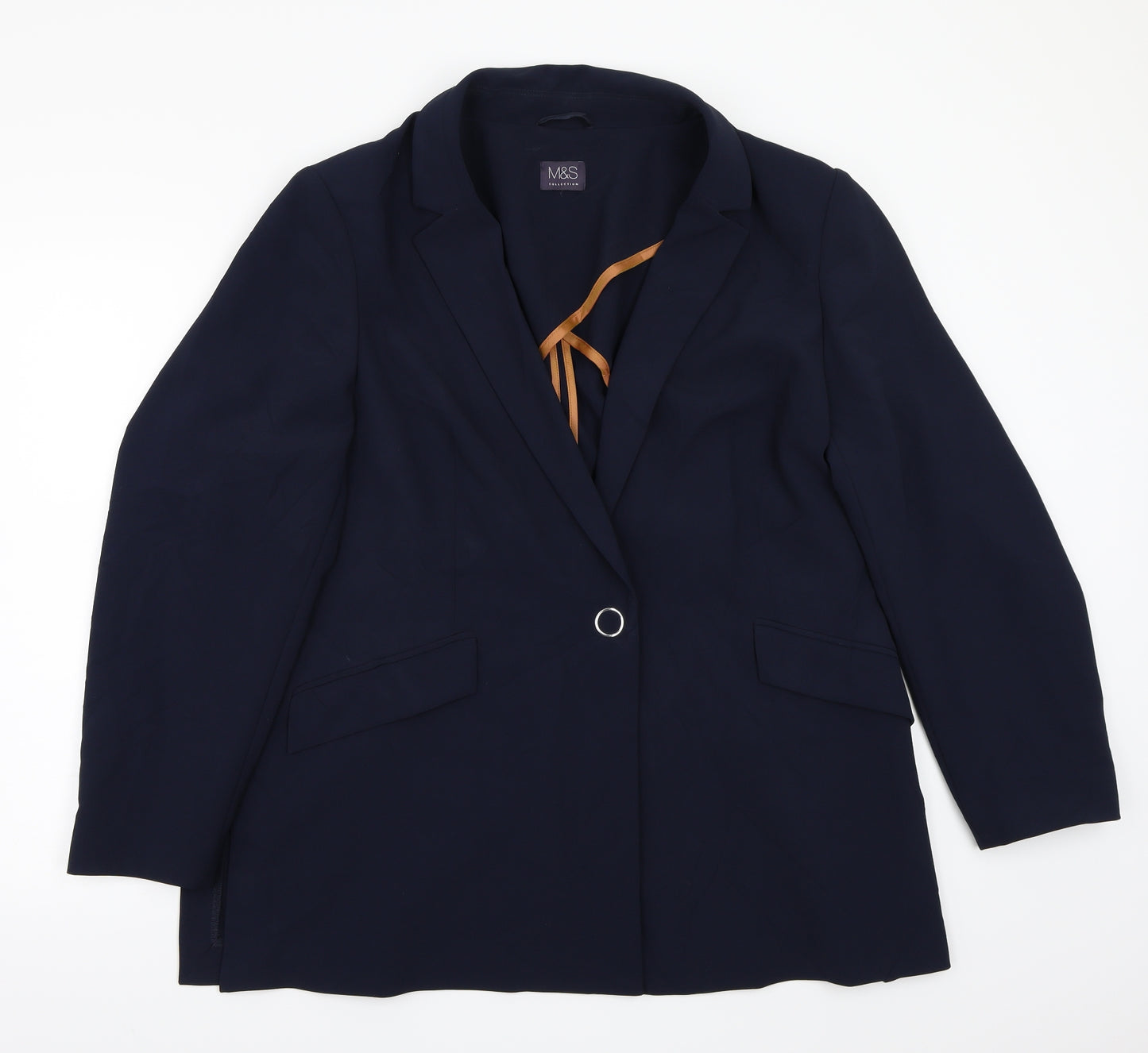 Marks and Spencer Womens Blue   Jacket Coat Size 22