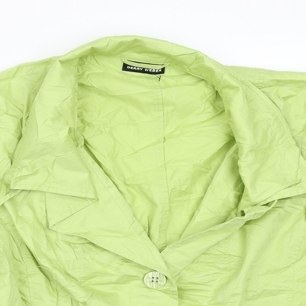 Gerry Webber Womens Green   Jacket Coat Size 16