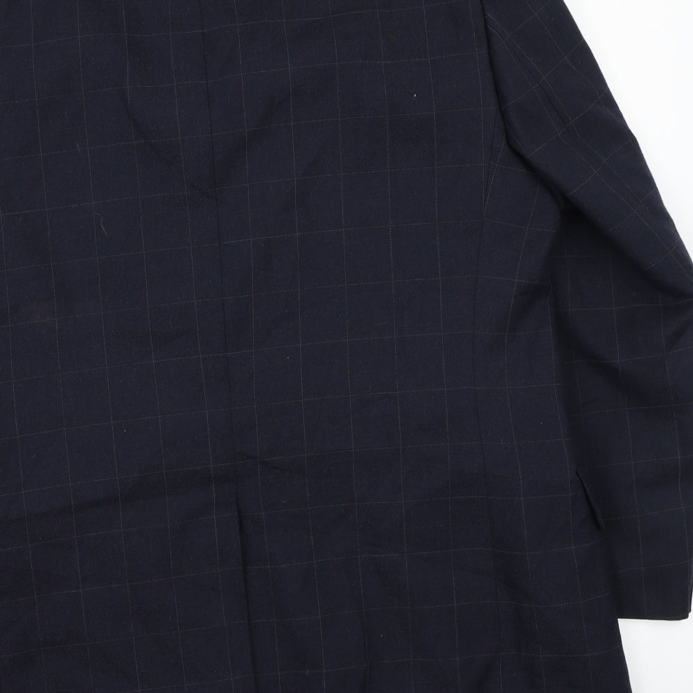 Preworn Mens Blue   Jacket Suit Jacket Size 40