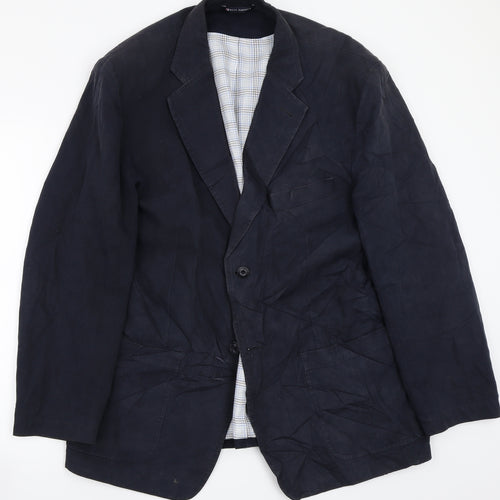 Marks and Spencer Mens Blue   Jacket Suit Jacket Size L