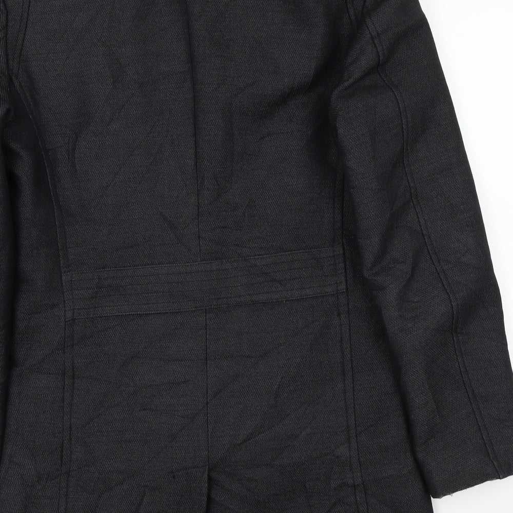 Zara Mens Black   Jacket Coat Size XL