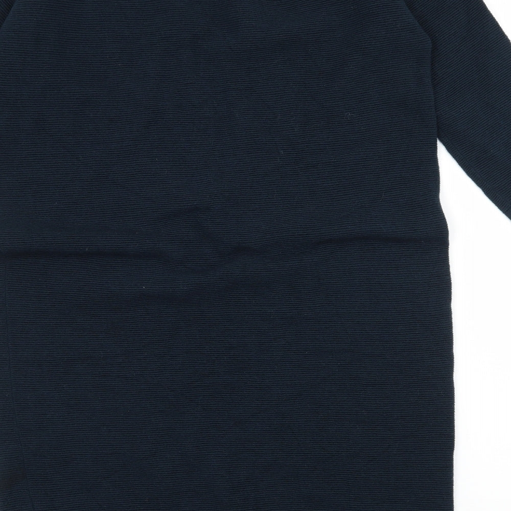 Jigsaw Womens Blue  Knit Jacket Dress  Size M