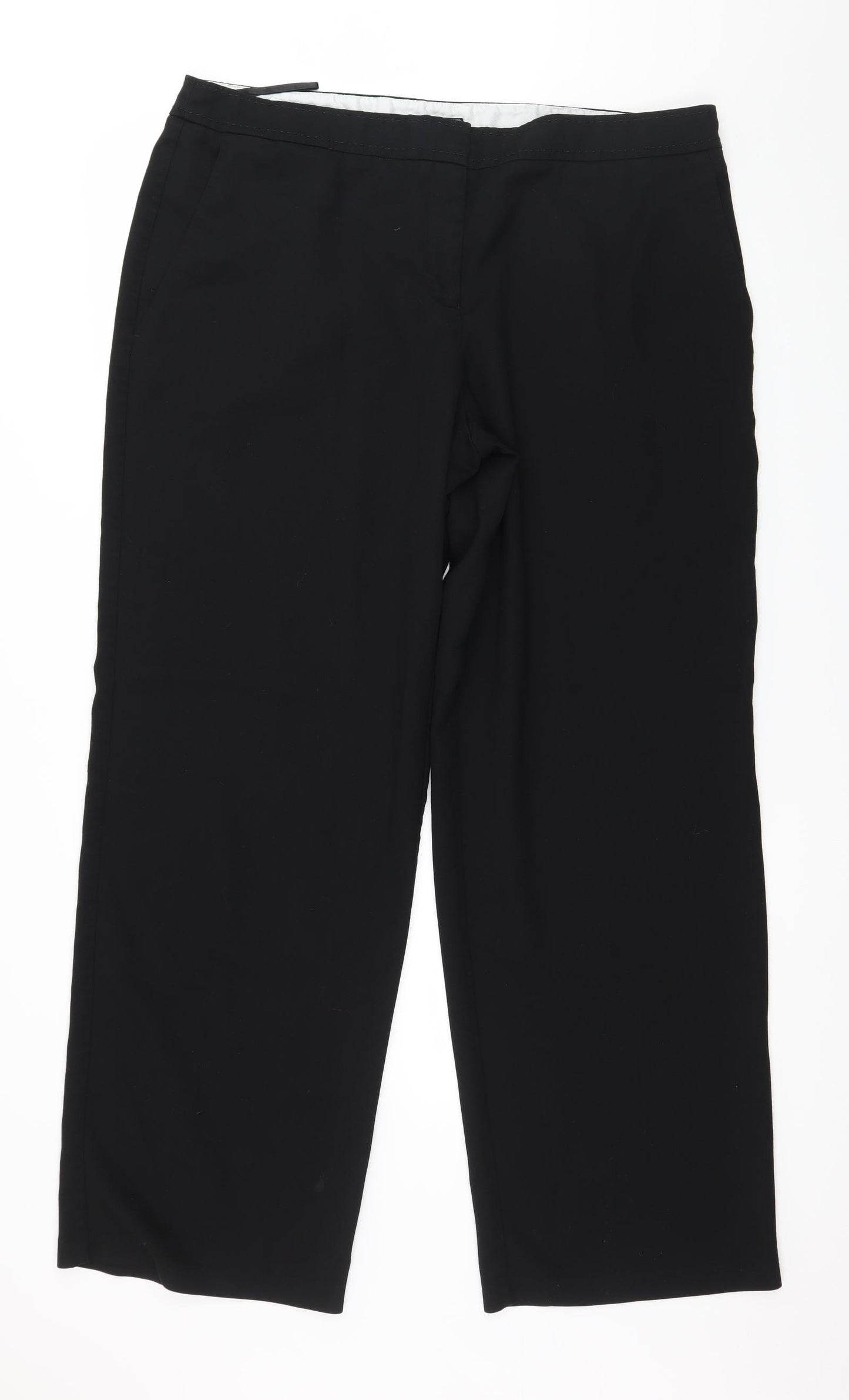 NEXT Womens Black   Trousers  Size 18 L32 in