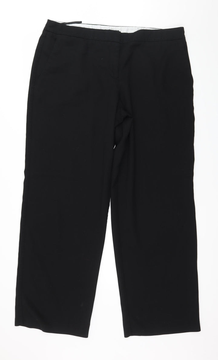 NEXT Womens Black   Trousers  Size 18 L32 in
