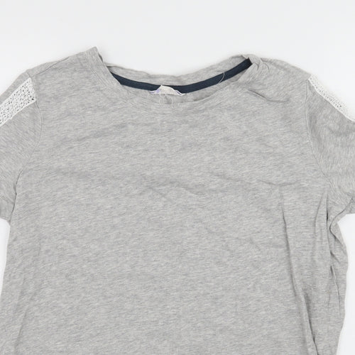 Falmer Heritage Womens Grey  Jersey Basic T-Shirt Size 10