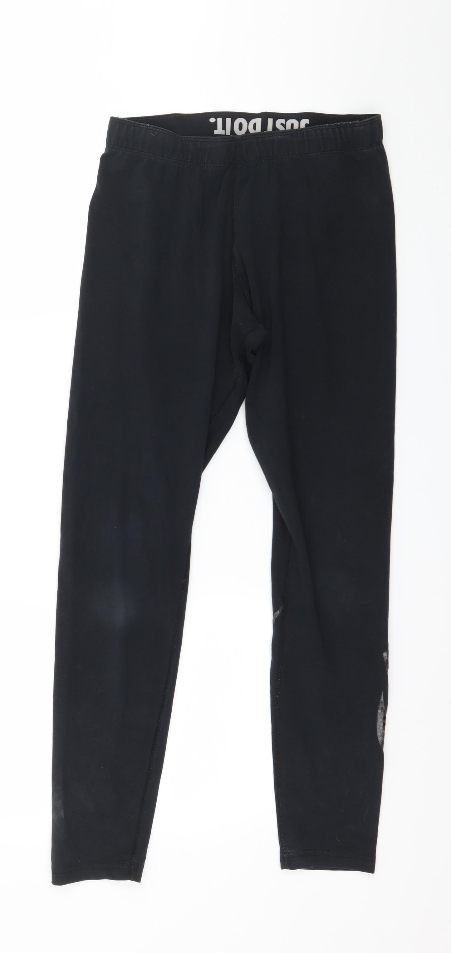 Nike Womens Black  Jersey Capri Leggings Size M L26 in