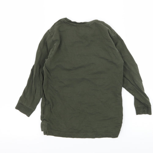NEXT Boys Green  Jersey Basic T-Shirt Size 5 Years