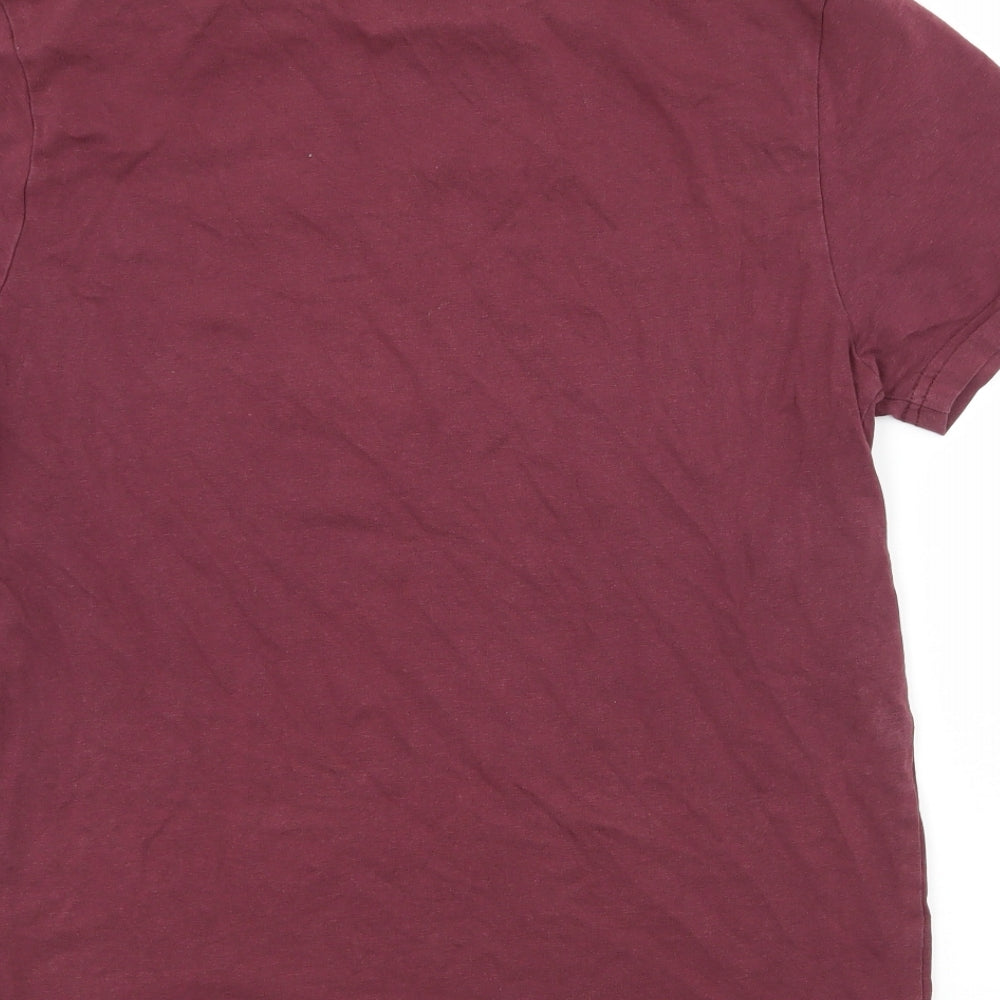 Primark Womens Red  Jersey Basic T-Shirt Size M