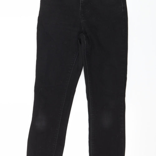 Denim & Co. Womens Black  Denim Skinny Jeans Size 8 L25 in