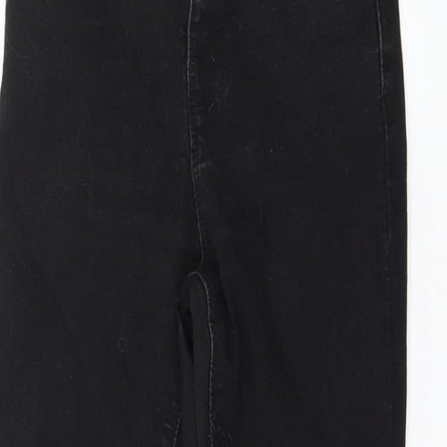 Denim & Co. Womens Black  Denim Skinny Jeans Size 8 L25 in