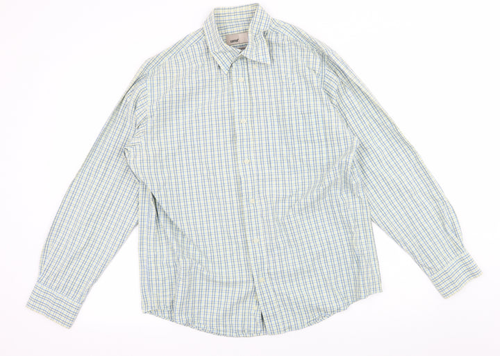 Zantos Mens Multicoloured Check Button-Up Size M