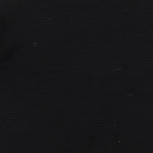 Primark Womens Black  Knit Pullover Jumper Size 6  - Cut out sleeves