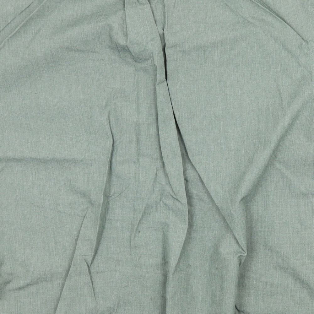 Easy Mens Green    Button-Up Size M