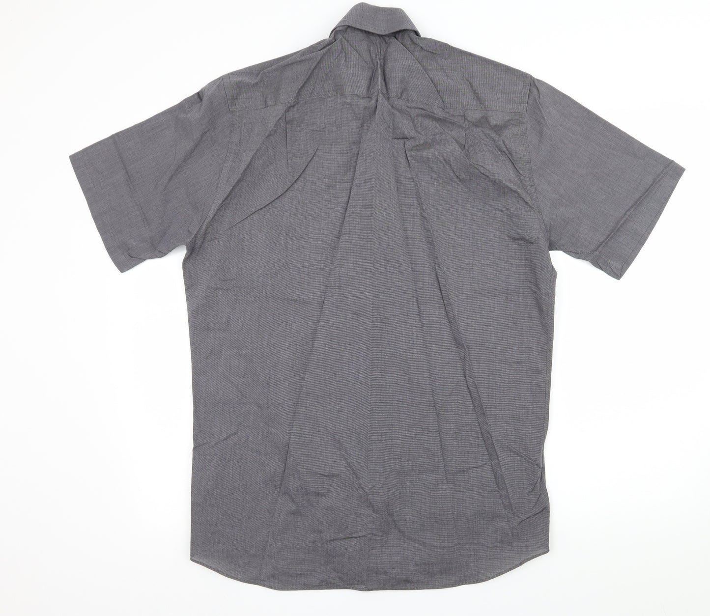 George Mens Grey    Button-Up Size 15.5
