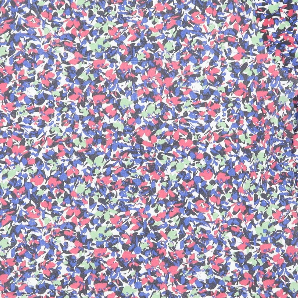 Maine Womens Multicoloured Floral Jersey Basic T-Shirt Size 16