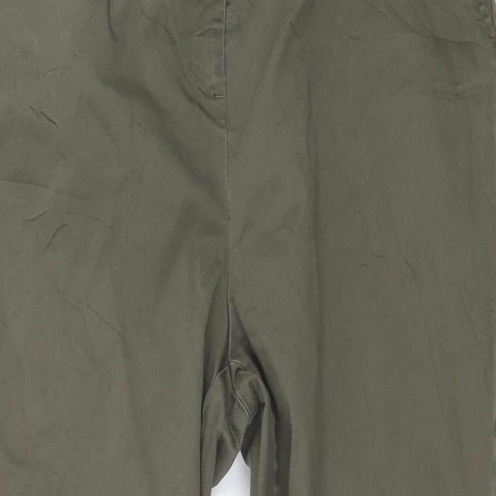 Laura Ashley Womens Green   Trousers  Size 14 L24 in
