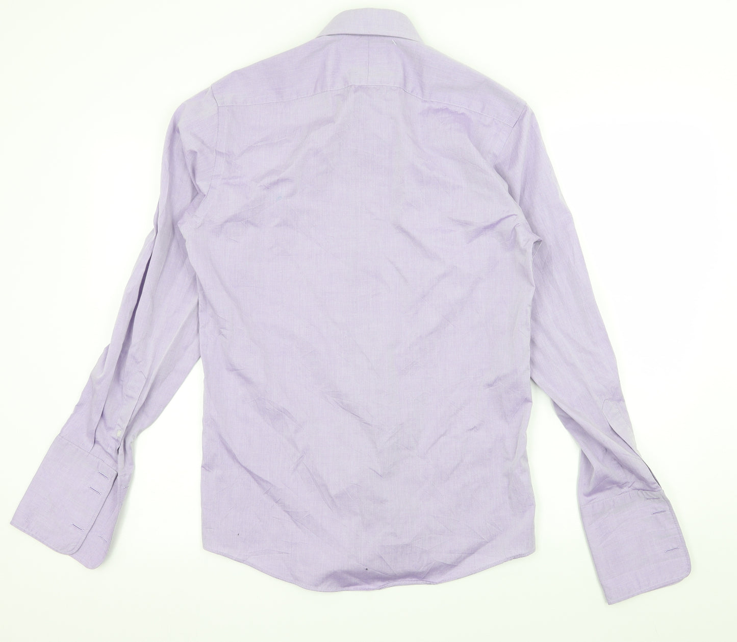 Austin Reed Mens Purple    Dress Shirt Size 15