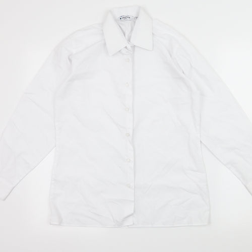 Trutex Mens White    Button-Up Size S