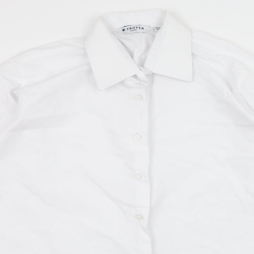 Trutex Mens White    Button-Up Size S