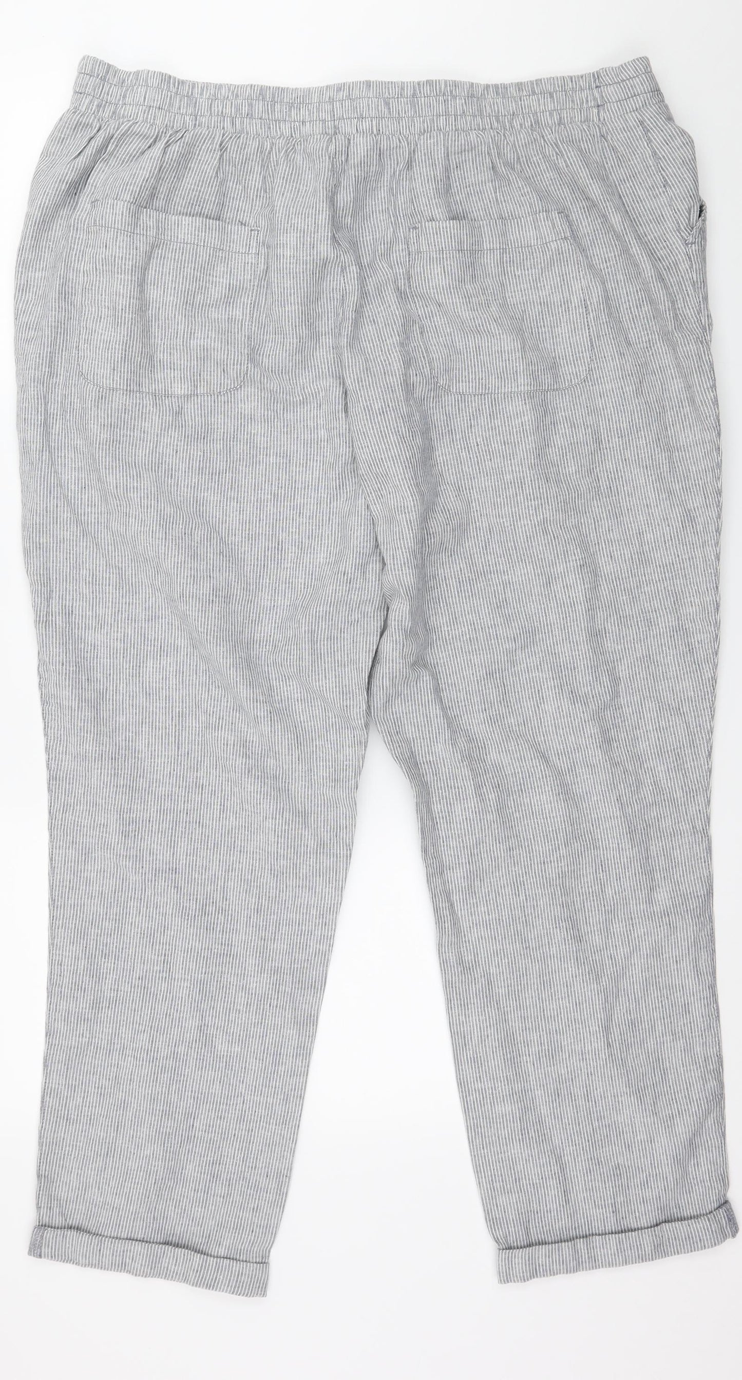 BHS Womens Blue   Trousers  Size 20 L27 in