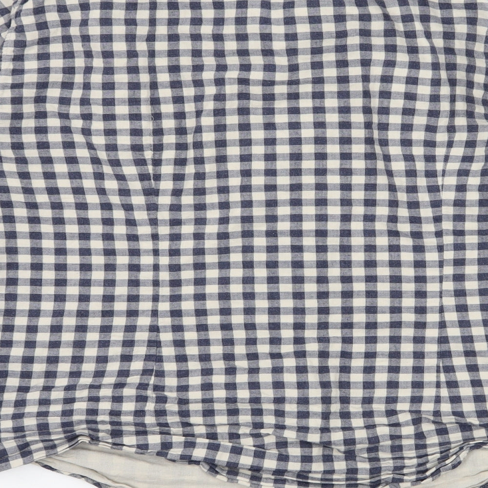 Barbour Mens Blue Check   Button-Up Size XL