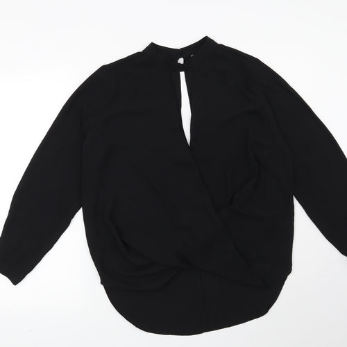 Miss Selfridge Womens Black   Basic Blouse Size 10