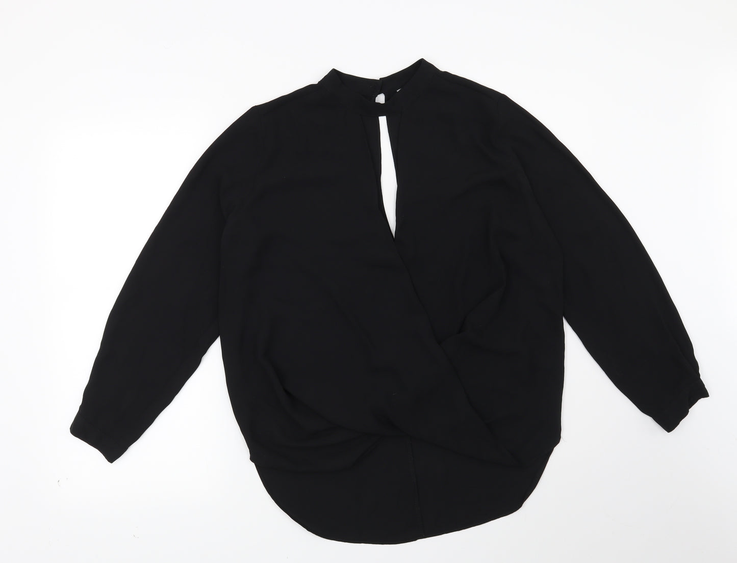 Miss Selfridge Womens Black   Basic Blouse Size 10