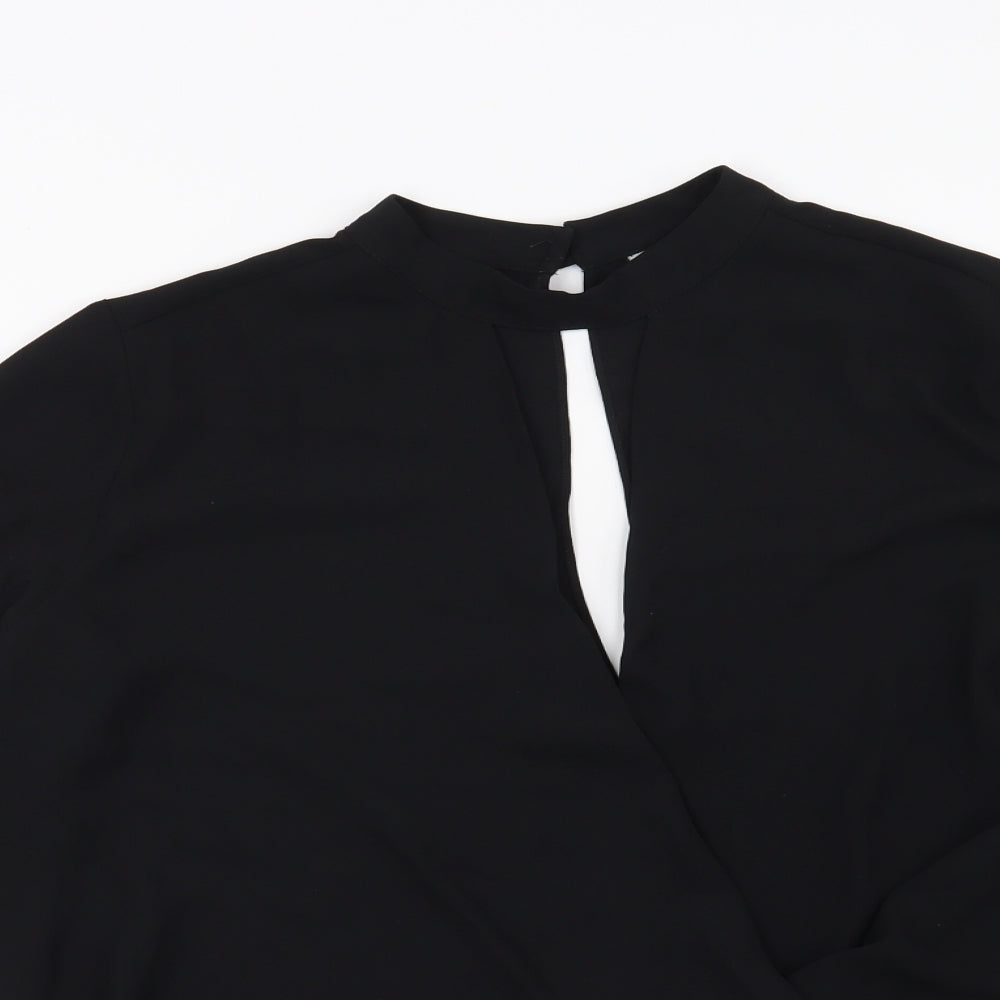 Miss Selfridge Womens Black   Basic Blouse Size 10