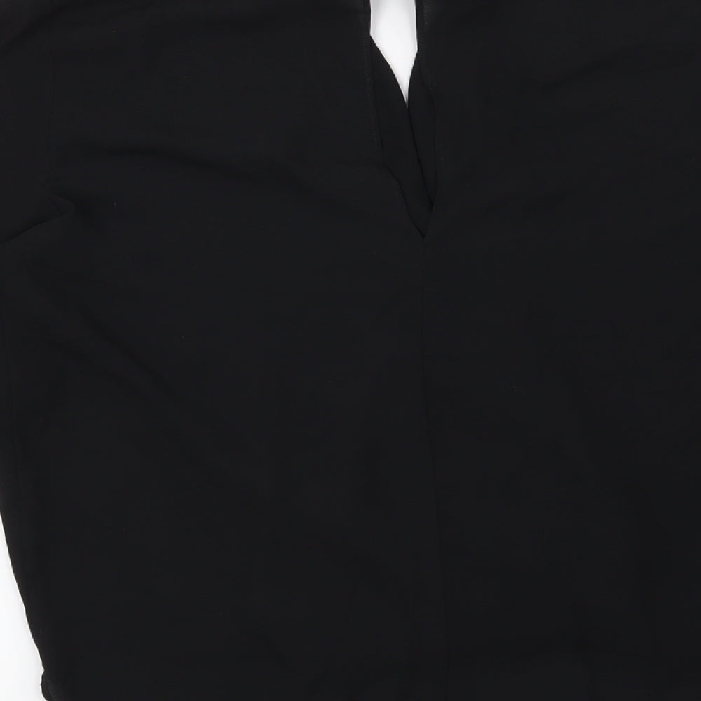Miss Selfridge Womens Black   Basic Blouse Size 10