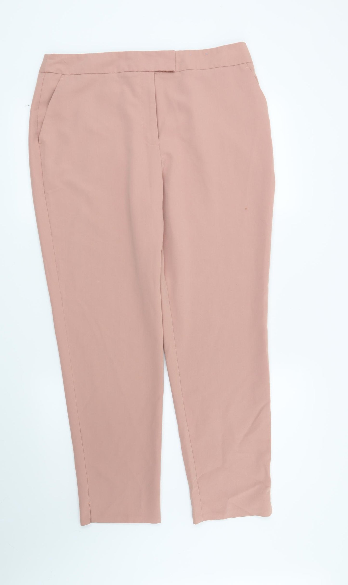 F&F Womens Pink   Trousers  Size 14 L28 in