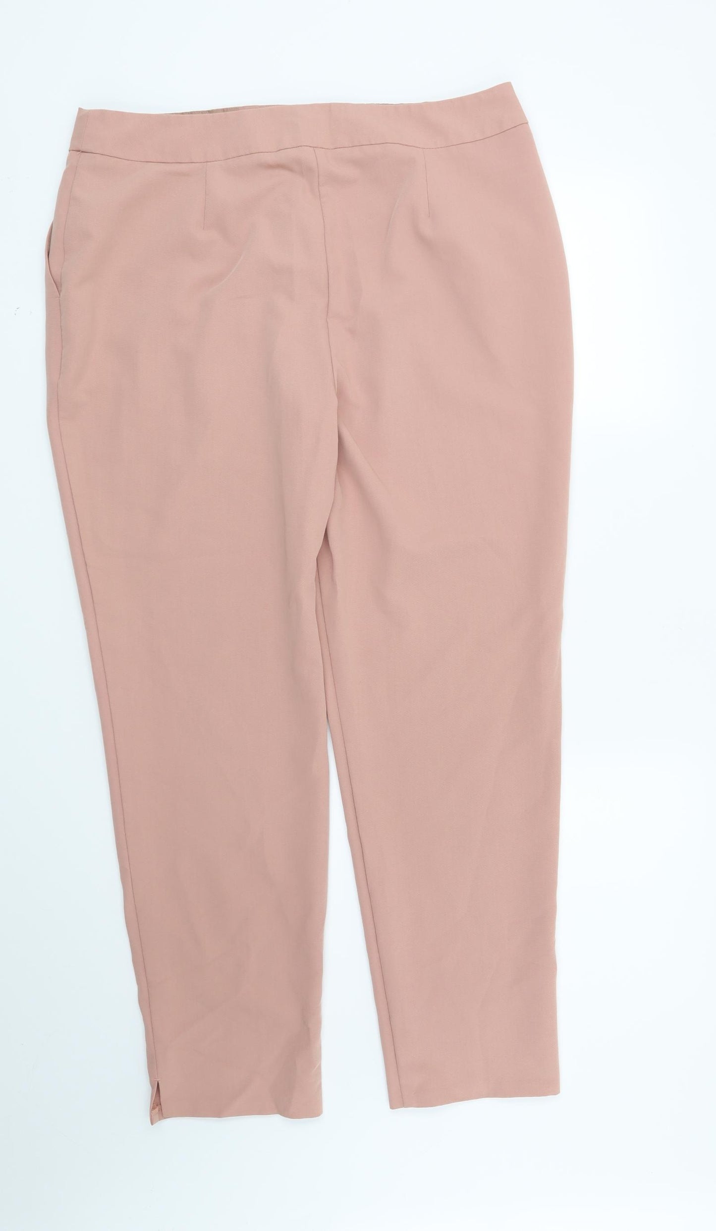 F&F Womens Pink   Trousers  Size 14 L28 in