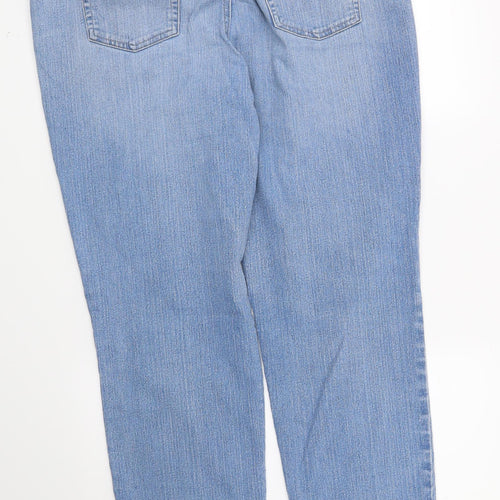 Preworn Womens Blue   Straight Jeans Size 16 L27 in