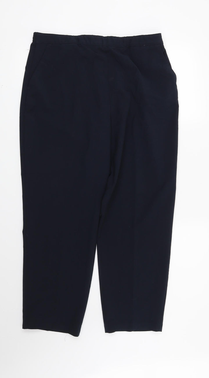 Laura Scott Womens Blue   Trousers  Size 16 L28 in