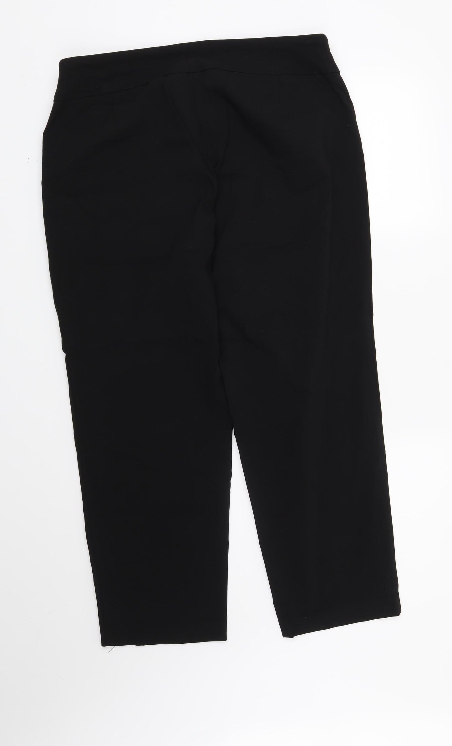 George Womens Black   Trousers  Size 16 L27 in