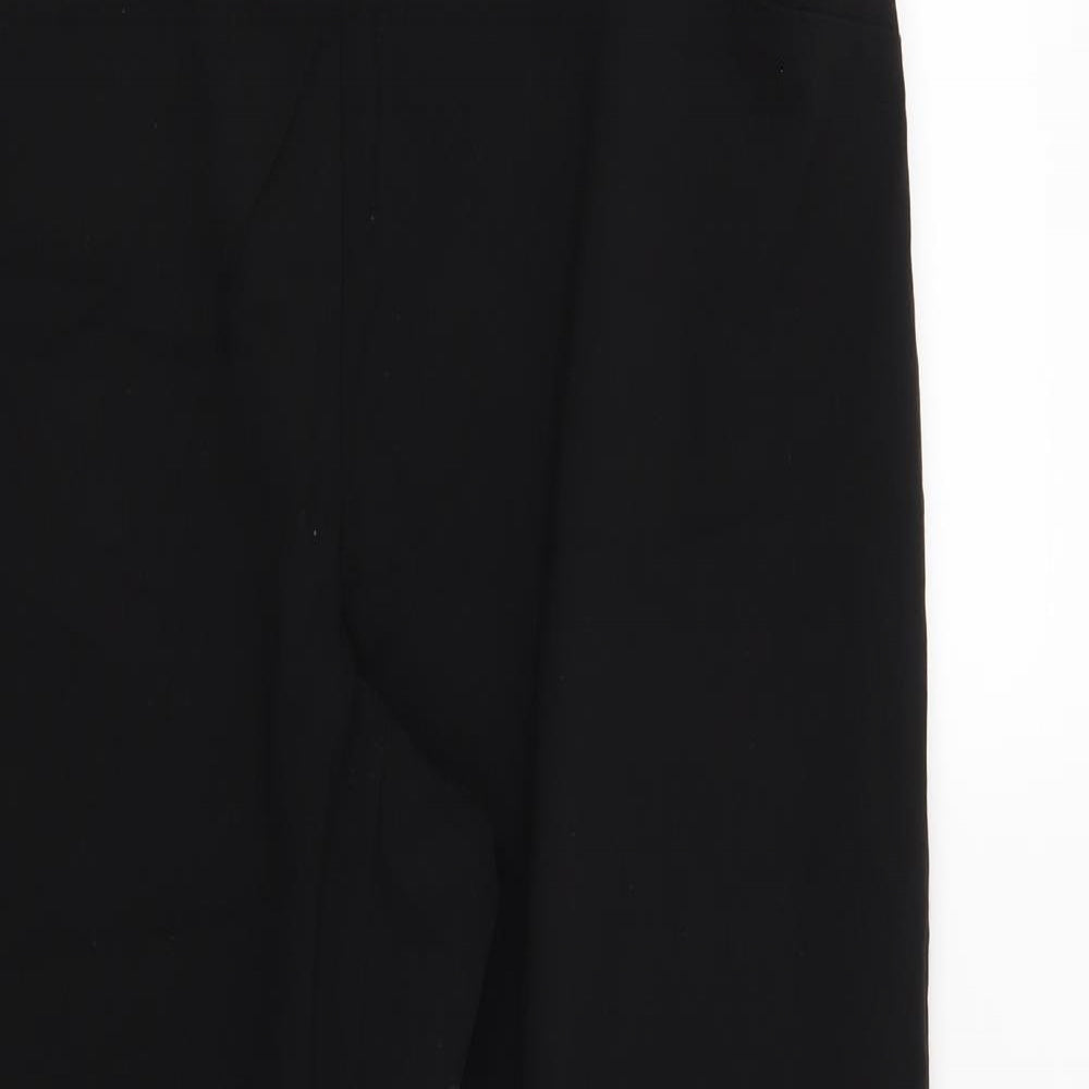 George Womens Black   Trousers  Size 16 L27 in