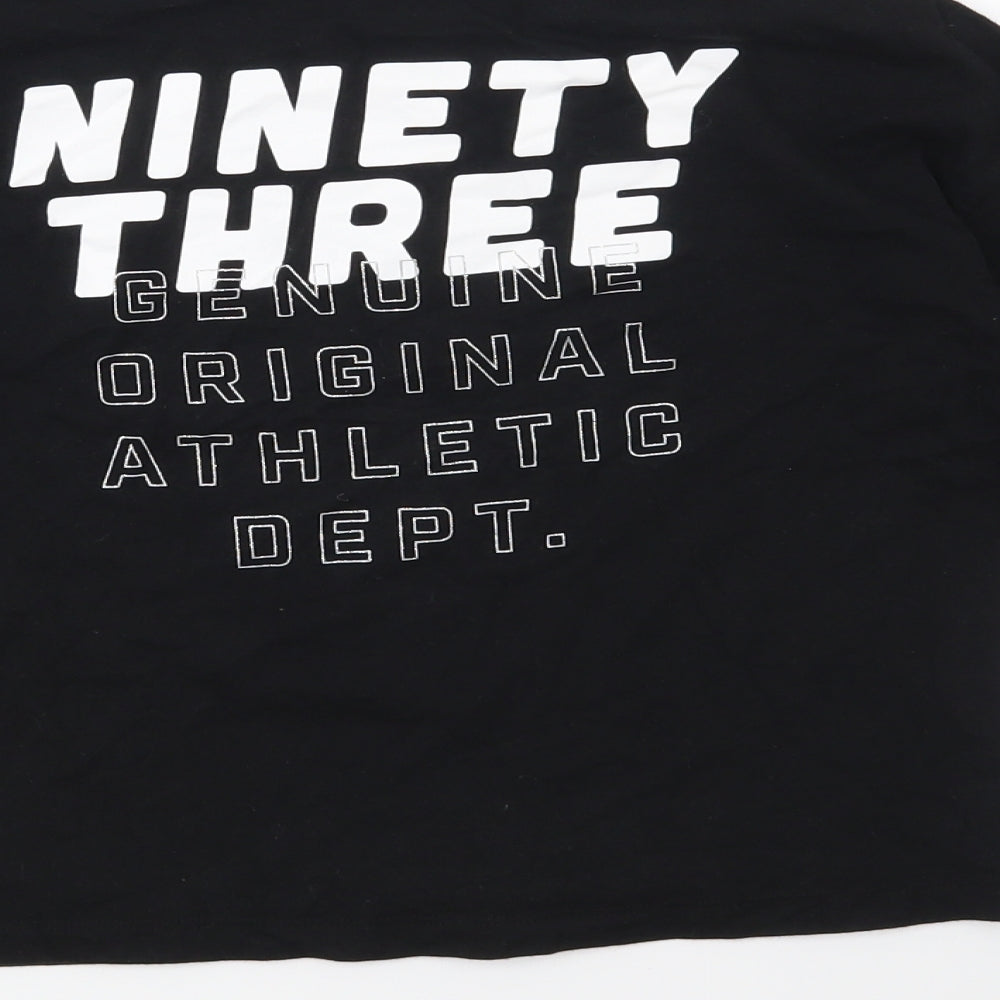 H&M Girls Black   Basic T-Shirt Size 9-10 Years  - Ninety Three
