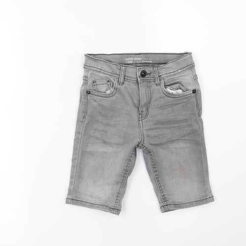 Denim CO Boys Grey   Biker Shorts Size 5-6 Years