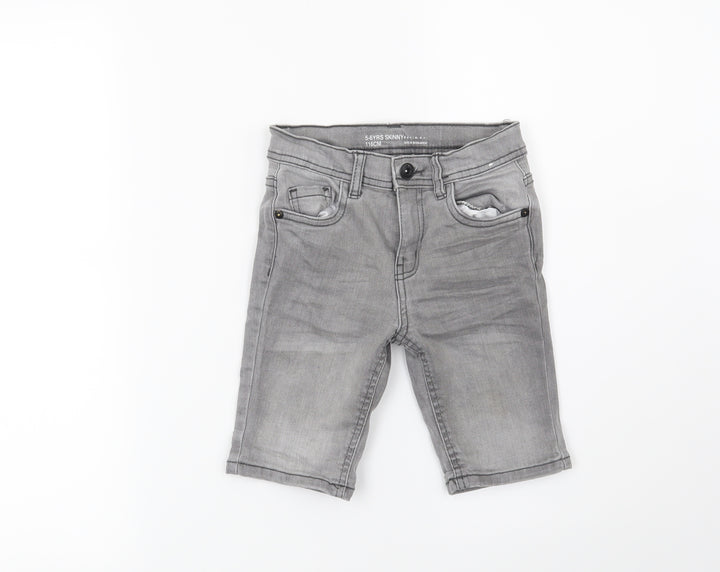 Denim CO Boys Grey Biker Shorts Size 5-6 Years