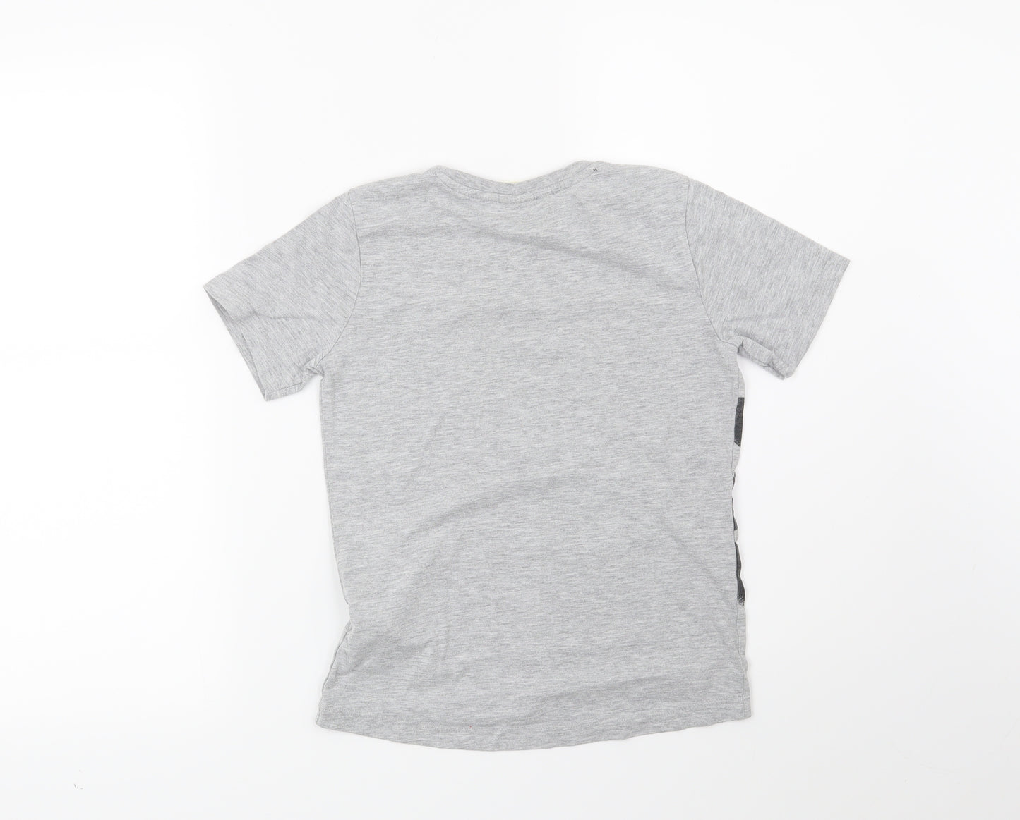LEGO Boys Grey   Basic T-Shirt Size 7-8 Years  - The Lego Batman Movie DC Comics