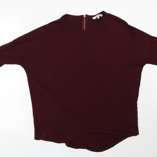 Peacocks Womens Red   Basic Blouse Size 12