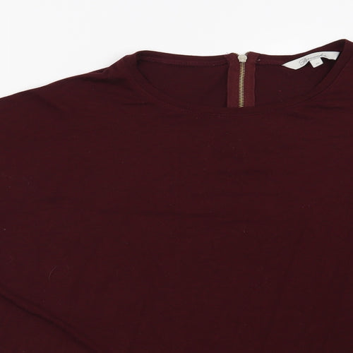 Peacocks Womens Red   Basic Blouse Size 12