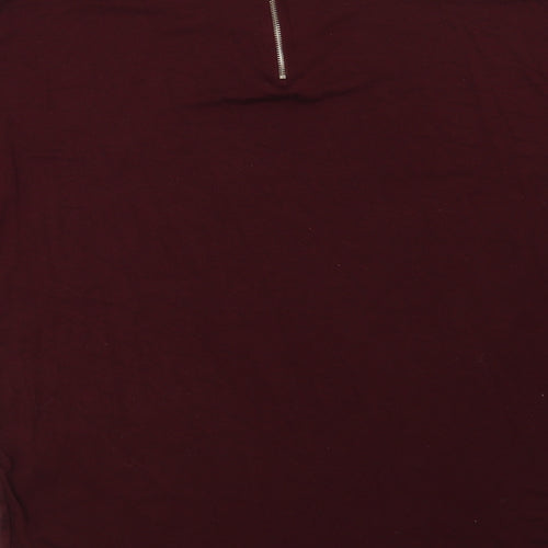 Peacocks Womens Red   Basic Blouse Size 12