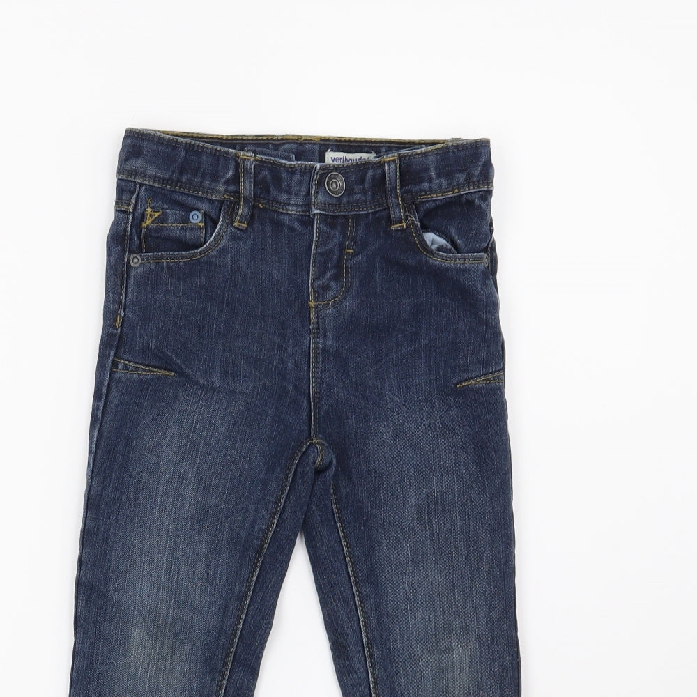 Vertbaudet Boys Blue   Straight Jeans Size 5 Years