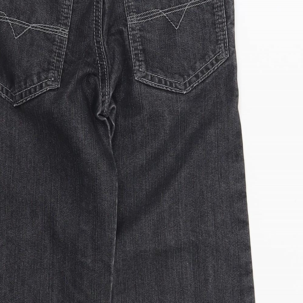 Marks and Spencer Boys Black   Straight Jeans Size 5-6 Years