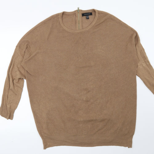 Atmosphere Womens Brown Striped  Pullover Jumper Size 14