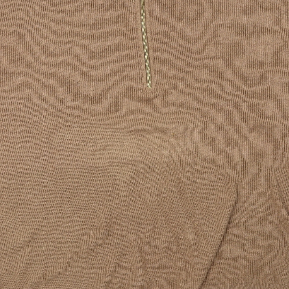Atmosphere Womens Brown Striped  Pullover Jumper Size 14