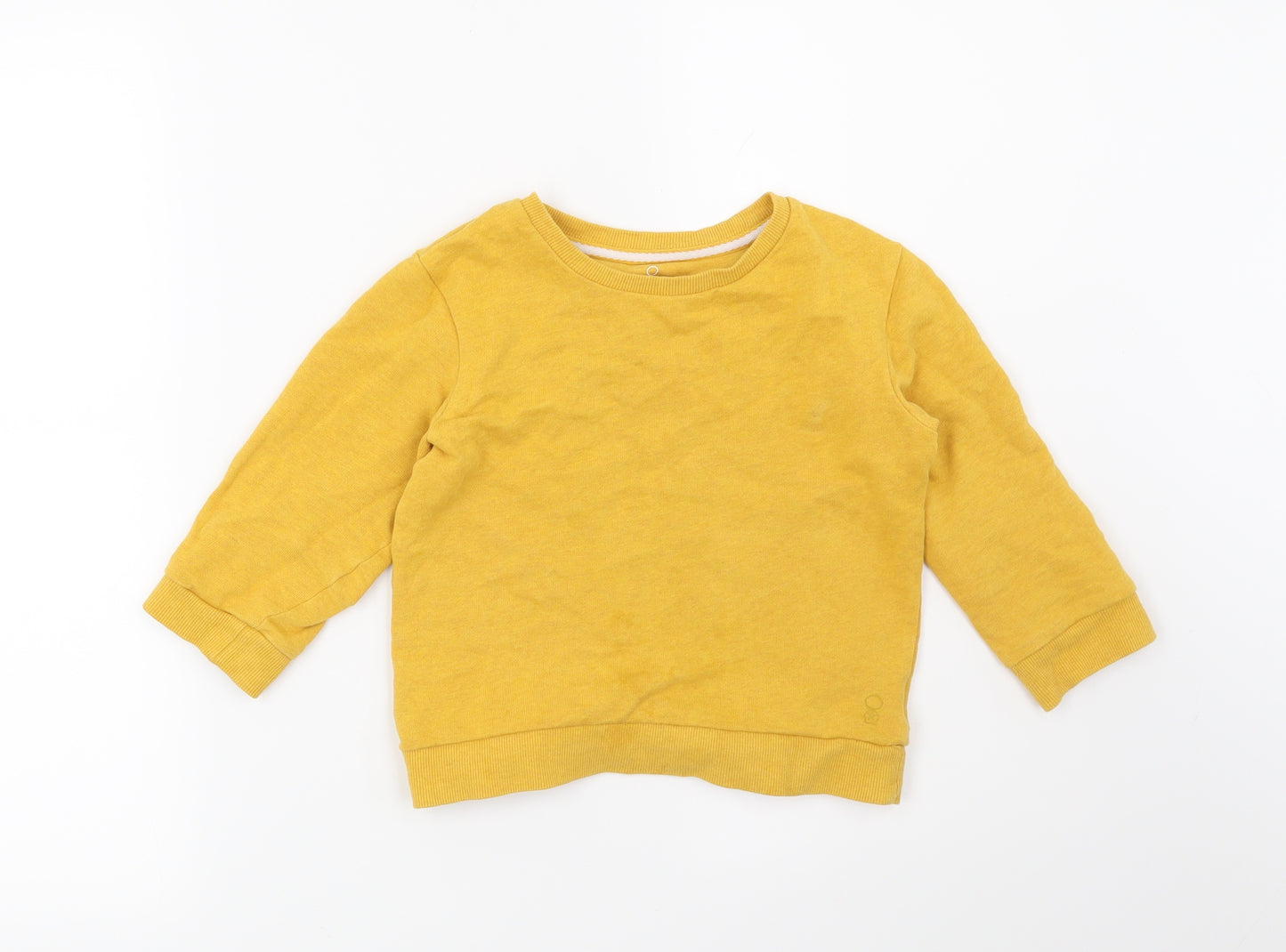 Mothercare Boys Yellow   Pullover Sweatshirt Size 4-5 Years