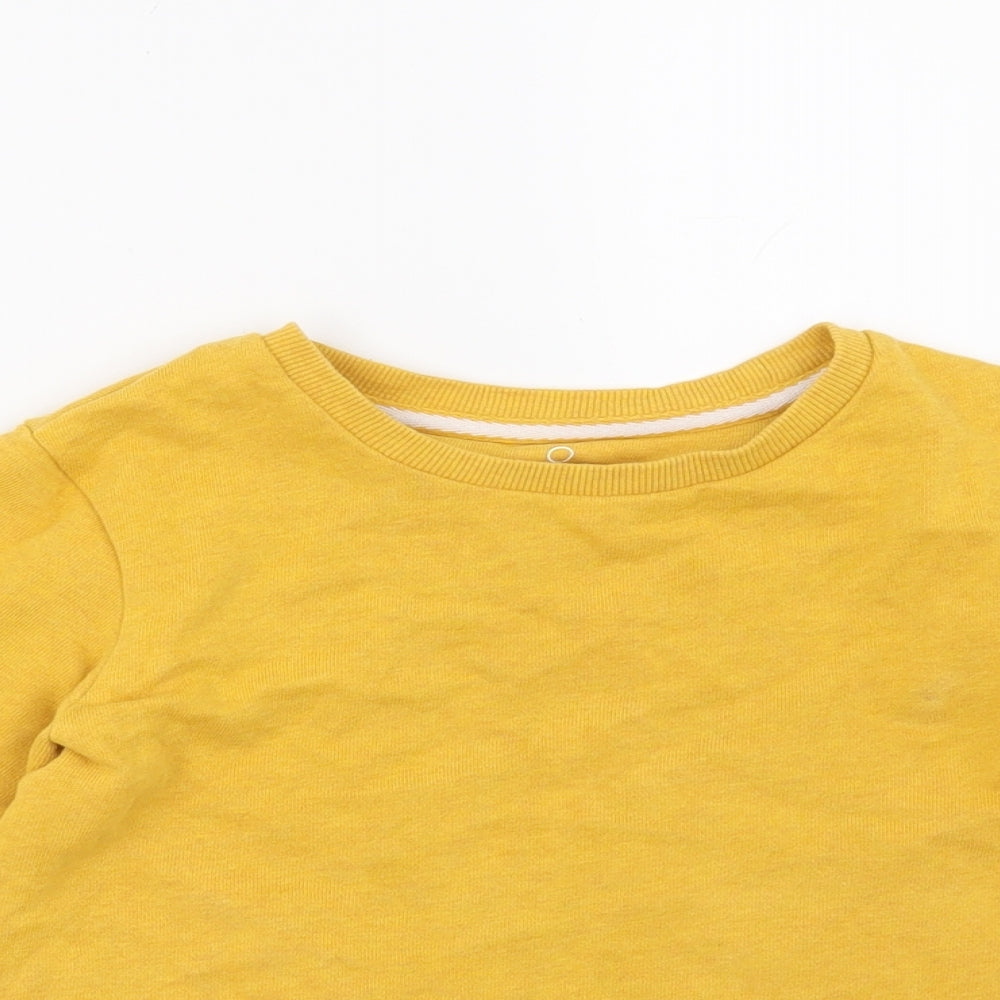 Mothercare Boys Yellow   Pullover Sweatshirt Size 4-5 Years